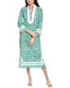 Sail To Sable Tunic Midi Dress In Green