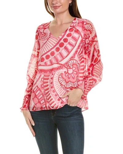 Sail To Sable V-neck Top In Pink