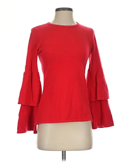 Pre-owned Sail To Sable Wool Pullover Sweater In Red