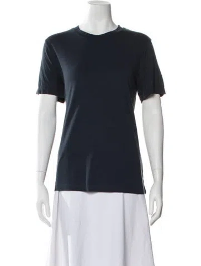 Pre-owned Saint Art Crew Neck Short Sleeve T-shirt W/ Tags In Blue