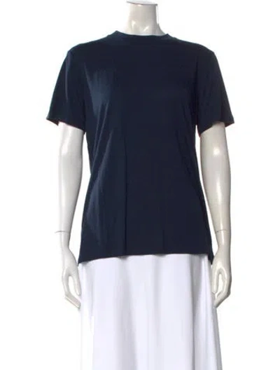 Pre-owned Saint Art Crew Neck Short Sleeve T-shirt W/ Tags In Blue