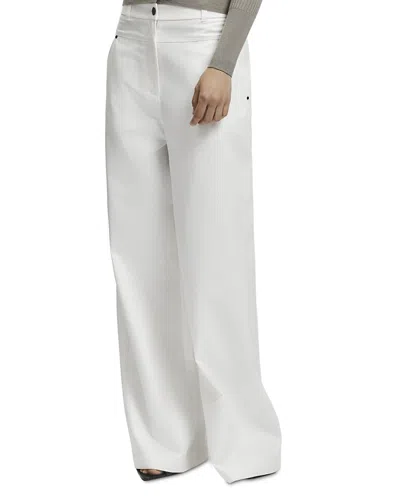 Saint Art Dax Wide Leg Pants In White