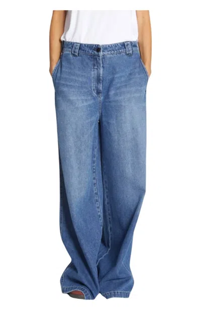 Saint Art Denim Pants In Blue