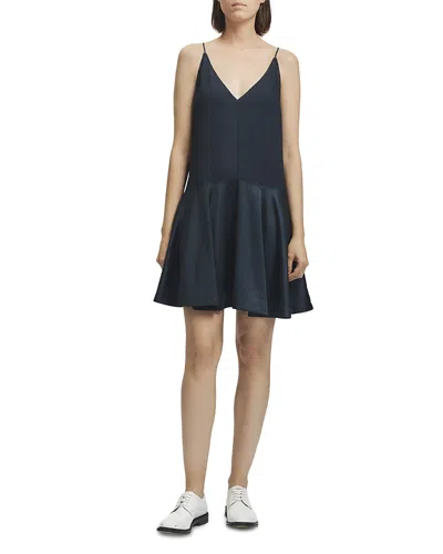 Saint Art Devon Drop Waist Dress In Blue