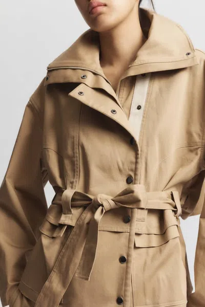 Saint Art Drew Utility Jacket In Khaki