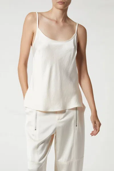 Saint Art Elliot Charmeuse Cami Top In Ivor
