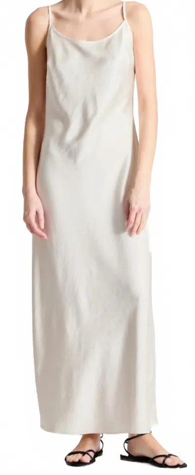 Saint Art Haley Slip Dress In Ivory In White