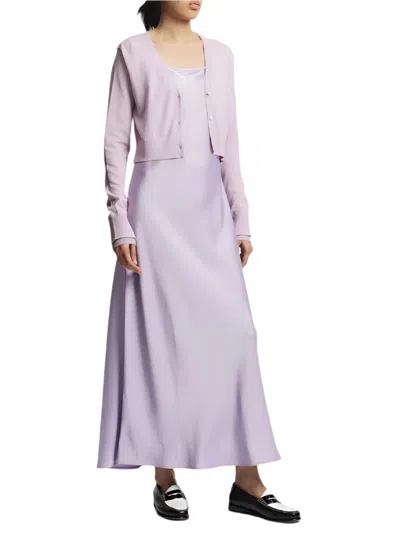Saint Art Haley Slip Dress In Lilac