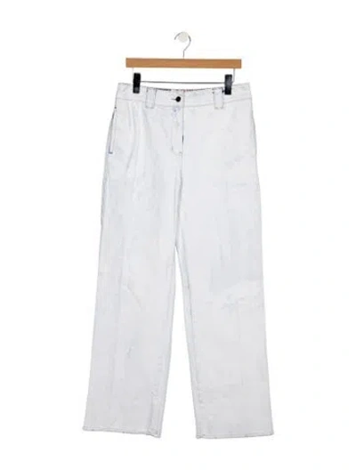 Pre-owned Saint Art High-rise Wide Leg Jeans In Blue