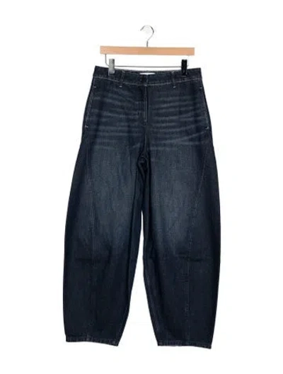 Pre-owned Saint Art High-rise Wide Leg Jeans In Blue