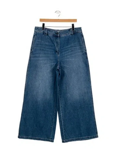 Pre-owned Saint Art High-rise Wide Leg Jeans W/ Tags In Blue