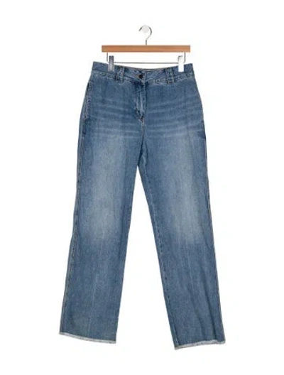 Pre-owned Saint Art High-rise Wide Leg Jeans W/ Tags In Blue