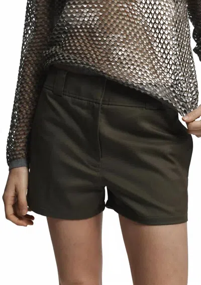Saint Art Kellan Trouser Short In Olive In Green