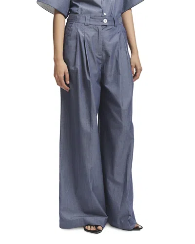 Saint Art Kingsley Wide Leg Pants In Purple