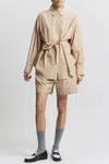 Saint Art Lara Blouse In Sand Stripe