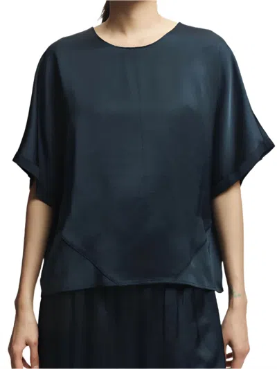 Saint Art Maeve Dolman Sleeve Blouse In Navy