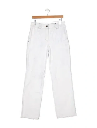 Pre-owned Saint Art Mid-rise Wide Leg Jeans In Blue