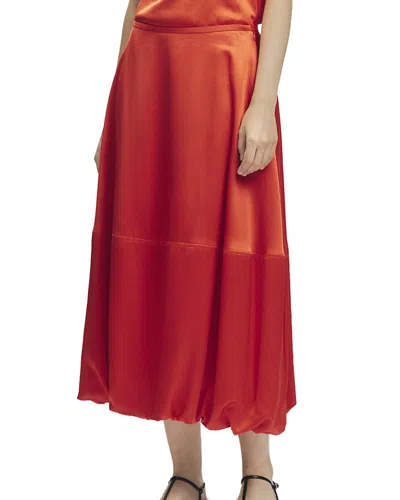 Saint Art Montrose Bubble Skirt In Orange