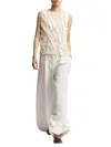 Saint Art Naomi Sleeveless Blouse In Ivory