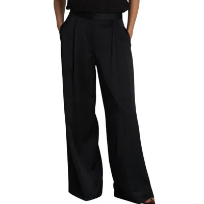 Saint Art Neve Wide Leg Pants In Black