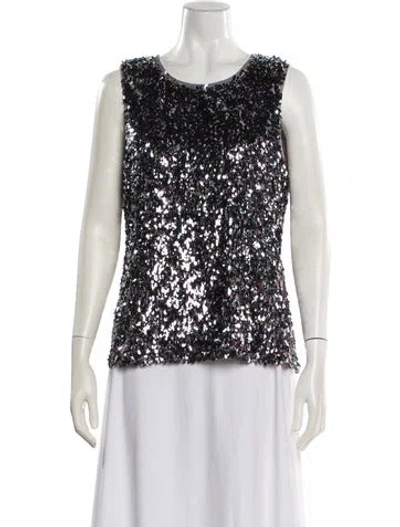 Pre-owned Saint Art Patterned Crew Neck Top W/ Tags