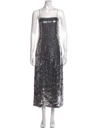 Pre-owned Saint Art Printed Long Dress W/ Tags In Multi