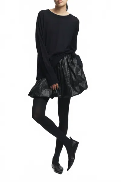 Saint Art Sean Bubble Mini Skirt In Black