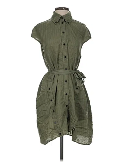 Pre-owned Saint Art Sleeveless Button Down Shirt In Green