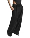 Saint Art Stone Pleated Suiting Pants In Black