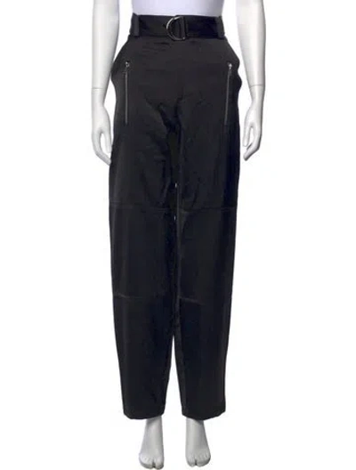 Pre-owned Saint Art Straight Leg Pants In Black
