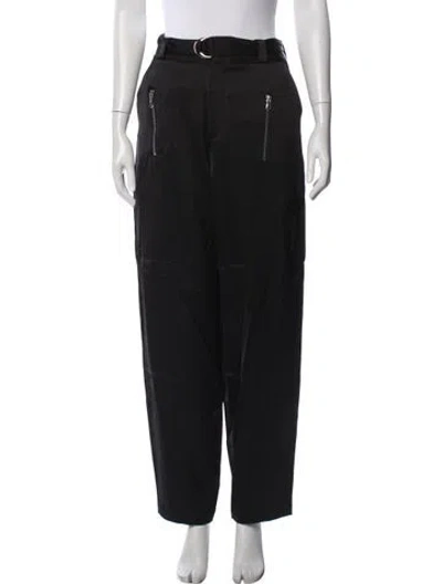 Pre-owned Saint Art Straight Leg Pants In Black