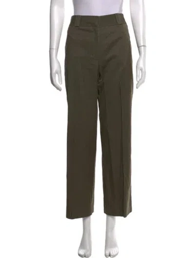 Pre-owned Saint Art Straight Leg Pants In Green