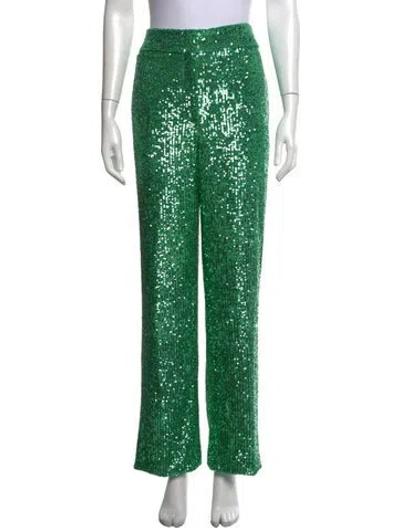 Pre-owned Saint Art Straight Leg Pants In Green