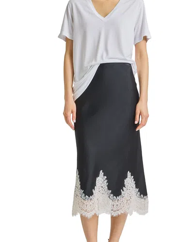 Saint Art Talia Lace Trim Skirt In Blue