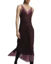 Saint Art Vinza Slip Dress In Purple