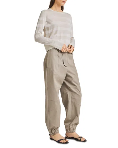 Saint Art Volos Cinched Moto Pants In Brown