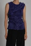 Saint Art Wells Sleeveless Blouse In Midnight In Multi