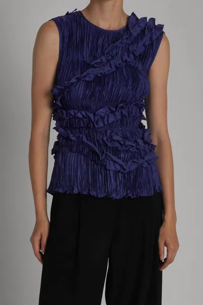 Saint Art Wells Sleeveless Blouse In Midnight In Multi