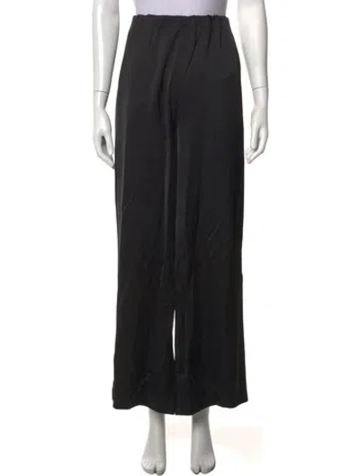 Pre-owned Saint Art Wide Leg Pants In Black