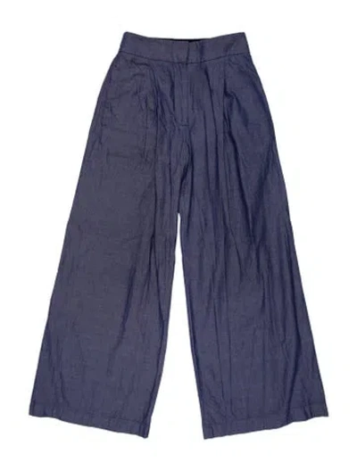 Pre-owned Saint Art Wide Leg Pants In Blue