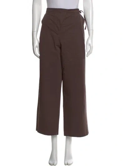 Pre-owned Saint Art Wide Leg Pants In Brown
