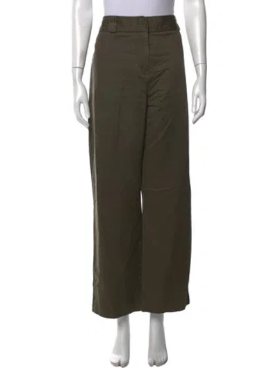 Pre-owned Saint Art Wide Leg Pants In Green
