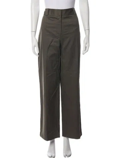 Pre-owned Saint Art Wide Leg Pants In Green