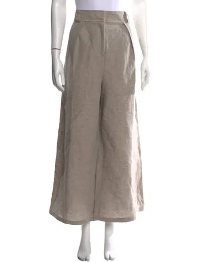 Pre-owned Saint Art Wide Leg Pants In Neutrals