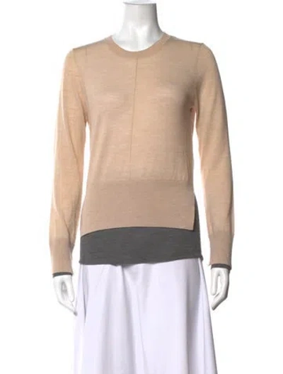 Pre-owned Saint Art Wool Crew Neck Sweater In Neutrals