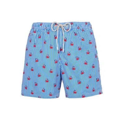 Saint Barth - Boxer Sea Hogs Azz. Comfort 03216f In Blue