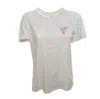 Saint Barth - Emilie T-shirt No Serio Bianco 04966f In Neutral