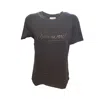 Saint Barth - T-shirt Strass Black 00 05141f