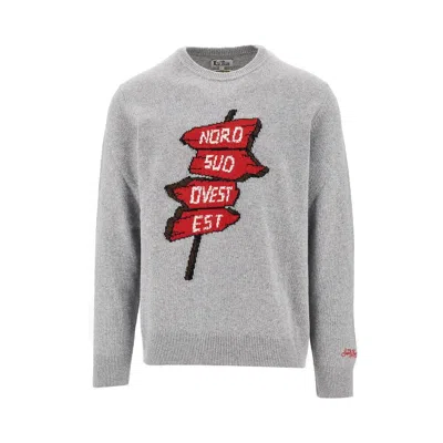 Saint Barth 883 Special Edition 'heron' Sweater In Gray