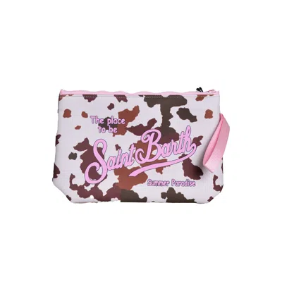 Saint Barth 圣巴特包.. In Animalier/rosa